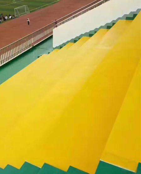 休宁球场台阶翻新修补改造